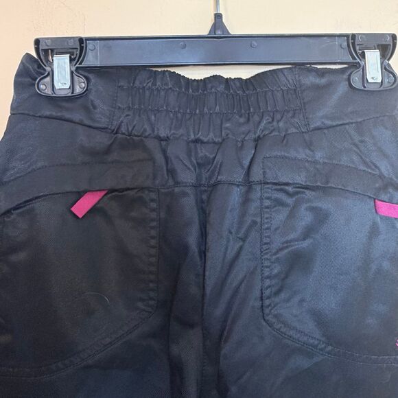 Wild roses insulated ski snowboard pants black pink size small snow - Picture 4 of 7